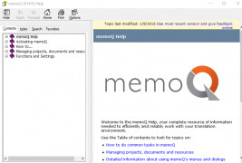 memoQ screenshot 2