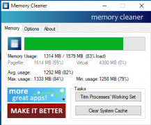 Memory Cleaner 2.60 screenshot 1