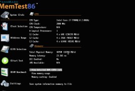 Memtest86 - Screenshot 1