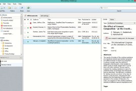 Mendeley Desktop - Screenshot 1