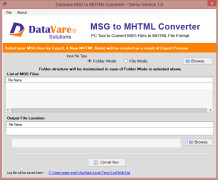 MHTML Converter screenshot 1