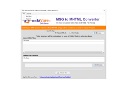 MHTML Converter - file-menu