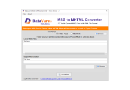 MHTML Converter - main-screen