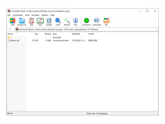 Microsoft DirectX Control Panel - main-folder