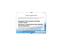 Microsoft Expression Blend - license-agreement