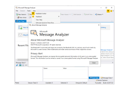 Microsoft Message Analyzer - about-application