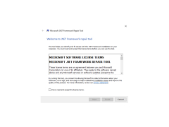 Microsoft .NET Framework Repair Tool - license-agreement