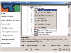 Microsoft Office 2000 - installation-process