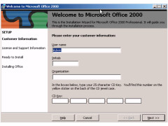 Microsoft Office 2000 - welcome-setup
