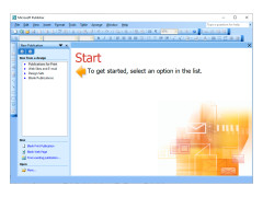 Microsoft Office 2003 - publisher-main-screen