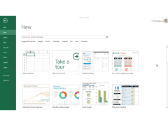 Microsoft Office 2013 - excel-main-screen