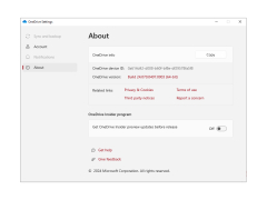 Microsoft OneDrive - about-application