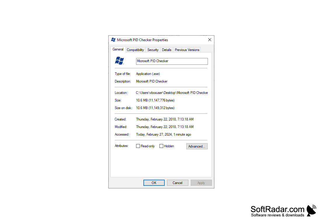 microsoft pid checker