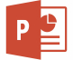 Microsoft PowerPoint 2016 logo