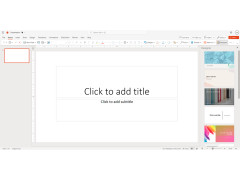 Microsoft PowerPoint 2016 - main-screen