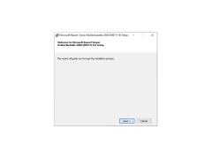 Microsoft Report Viewer Redistributable - welcome-screen-setup