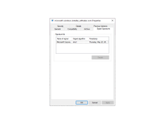 Microsoft Windows Installer - digital-signatures