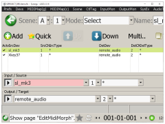 MIDI-tracker - scene