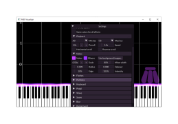 MIDI Visualizer - notes