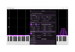 MIDI Visualizer - flashes