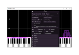MIDI Visualizer - playback-settings