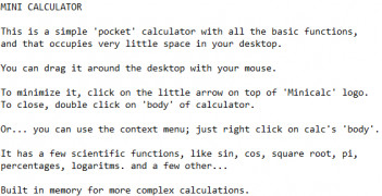 Mini Calculator screenshot 2