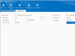 MiniTool Partition Wizard - disk-benchmark