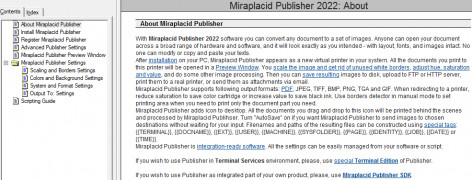 Miraplacid Publisher screenshot 1