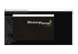 MissionPlanner - welcome-screen