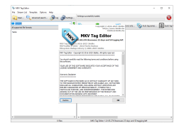 MKV Tag Editor - about-application
