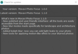 Movavi Photo Focus screenshot 1
