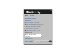 MovieCut - settings-in-application