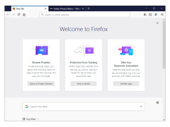 Mozilla Firefox - welcome-screen