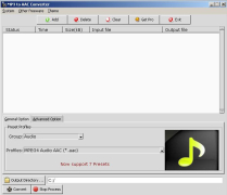MP3 to AAC Converter screenshot 1