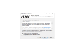 MSI Afterburner - licenses-agreement