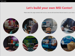 MSI Center - profiles