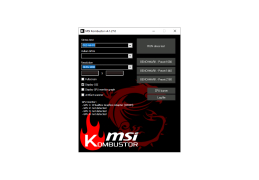 MSI Kombustor - main-screen