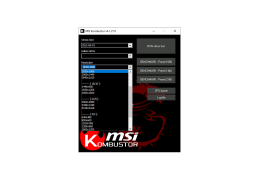 MSI Kombustor - resolution