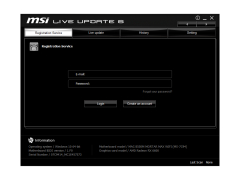 MSI Live Update - main-screen