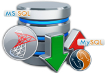 MSSQL to MySQL logo