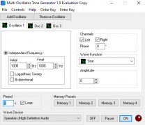 MultiTone Generator screenshot 1