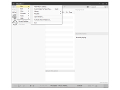 MusicBee Portable - file-menu