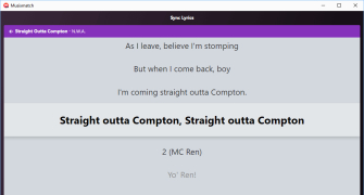 Musixmatch for Desktop - Screenshot 1