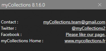 myCollections screenshot 2