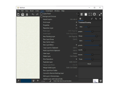 MyPaint - layer-menu