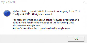 MyPorts 2011 screenshot 1