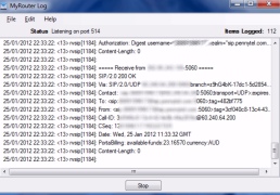 MyRouter Log - Screenshot 1