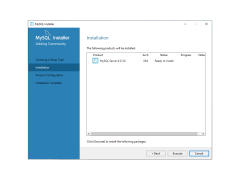 MySQL Installer - installation