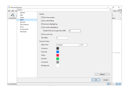Navicat Premium (Multiple Databases GUI) - editor-options