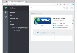 Neo4j Community Edition - menu